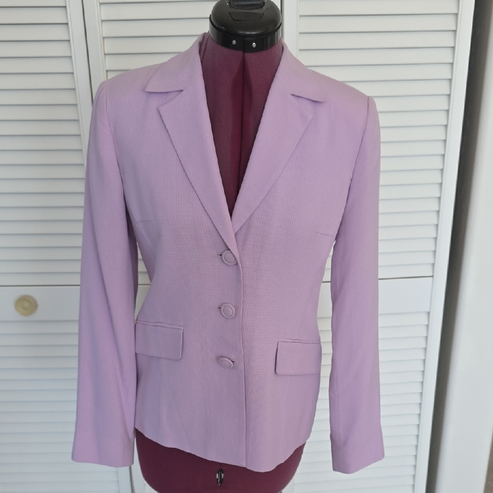 Silk Lavender Due Per Due 6P Blazer